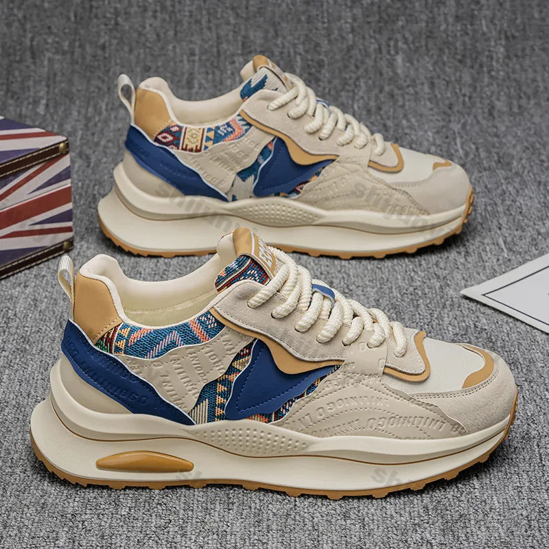 Men's Shoes 2025 Spring New Fashion Casual Shoes Men Comfort Platform Man Anti-slip Wear-resistant Sport Shoes Zapatillas Hombre