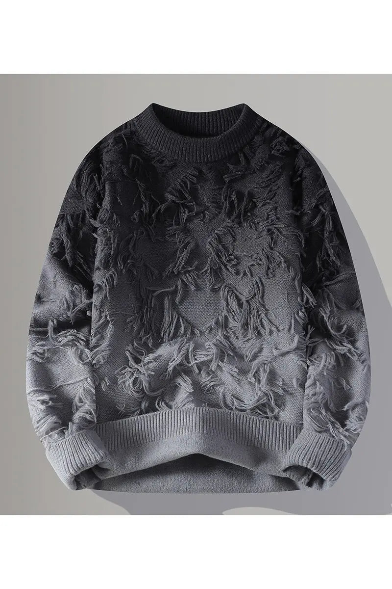 2024 Winter Sweaters for male men thick O-neck sweater men Student youth sweaters autumn Men's wool Casual Knitwear Pullover