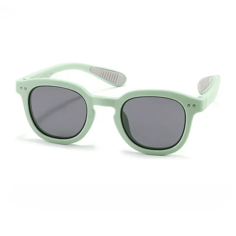 Polarized Kids Sunglasses Silicone Safety Boys Girls Sun Glasses Fashion Children Outdoors Goggle Shades Eyewear UV400 Age 3-12