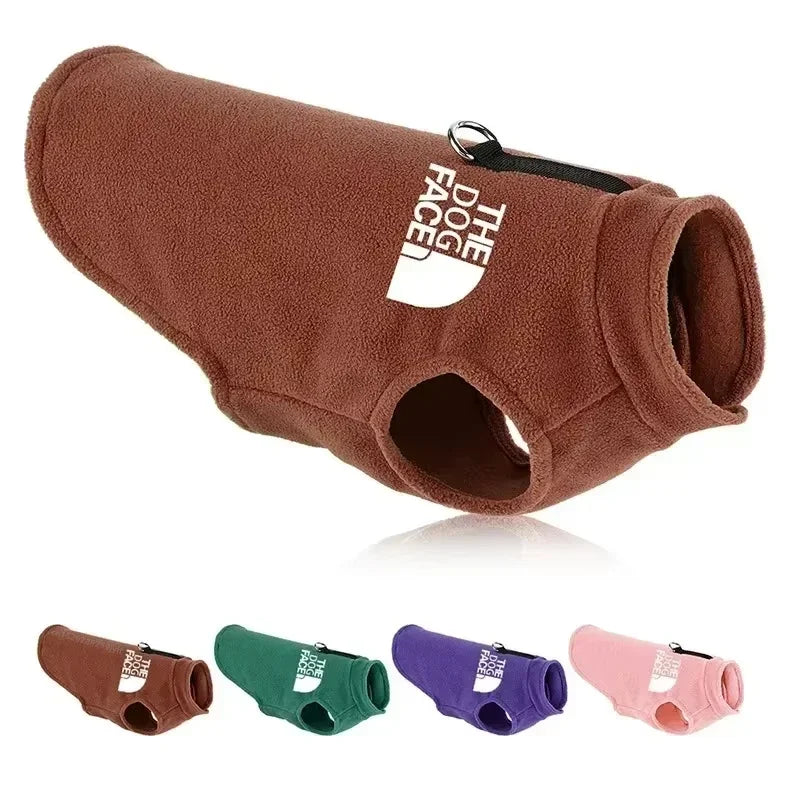 Best-selling pet clothes, autumn and winter dog clothes, new pet fleece clothing, stretchable warm vest