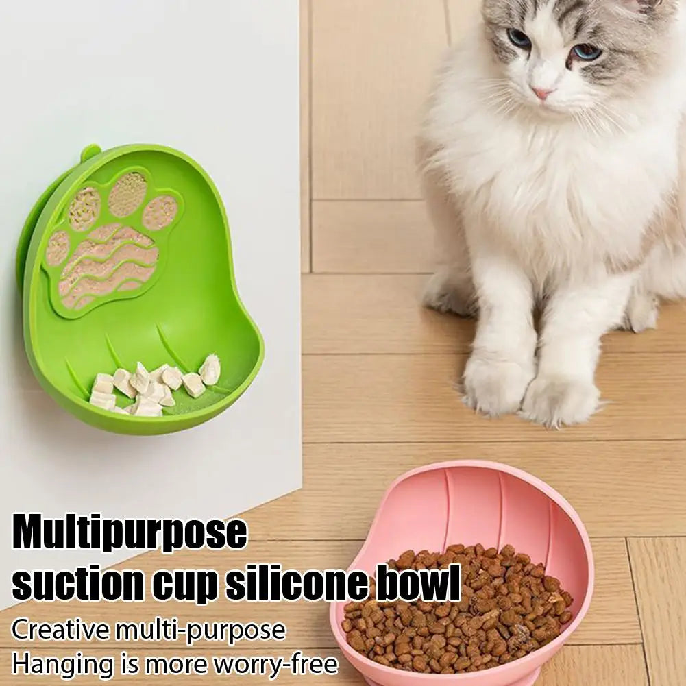 Dog Pet Lick Mat with Suction Cup, Slow Feeder Bowl for Dogs & Cats, Silicone Feeding Mat Plate for Wet & Dry Food, Pet Supplies