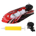 Kids Bathroom Set Shower Toys Cute Inflatable Boat Water Games Tool Water Toys for Kids Gifts Ship for Play Water Suppli