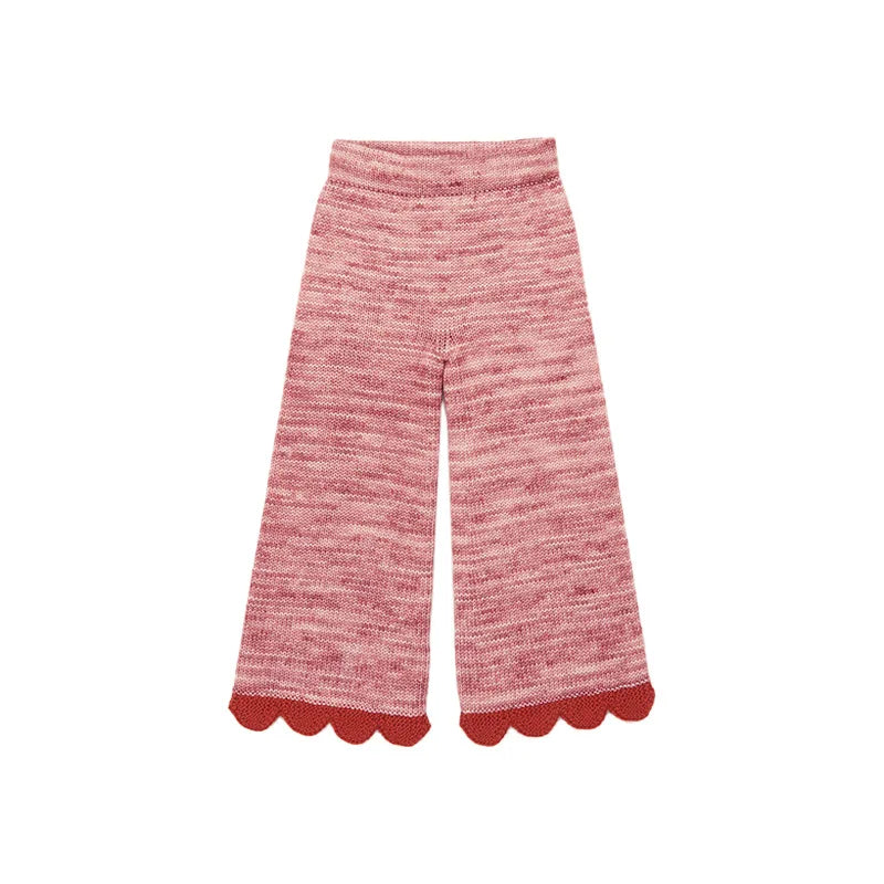 Kids' Sweater Set for Autumn & Winter 2025 MP Series - Girls' Tie-Front Shirt, Popcorn Knit Top, Skirt and Shawl Set