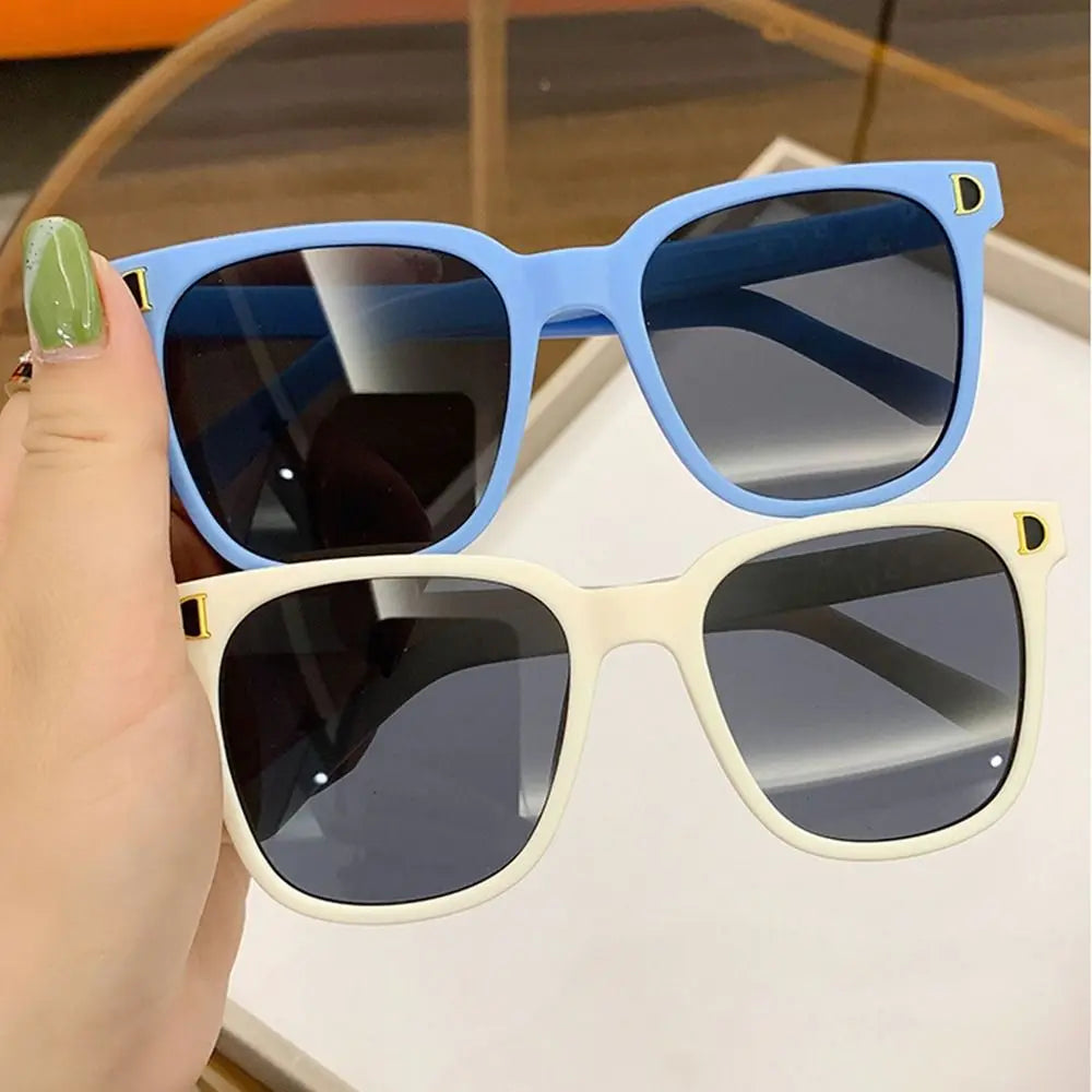 Children sunglasses 2024 fashion square kids Sunglasses boy girl Square goggles Baby travel glasses 6 colors optional UV400