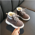 New Children's Casual Shoes Autumn Winter Kids Fashion Boots Leather Boys Girls Shoes Soft Antislip Sport Running Snow Boots