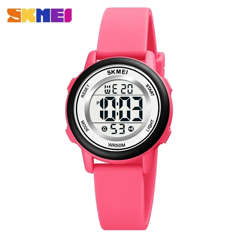 SKMEI Waterproof Alarm Kids Watches montre enfant Boys Girls Sport Kids Watch Colorful Led Children Digital Wristwatches 1721