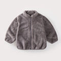 1pcs Boys Girls Autumn Coat Children Winter Thermal Fleece Jacket Kids Coats Double Sided Velvet Outerwear Baby Warm Clothes