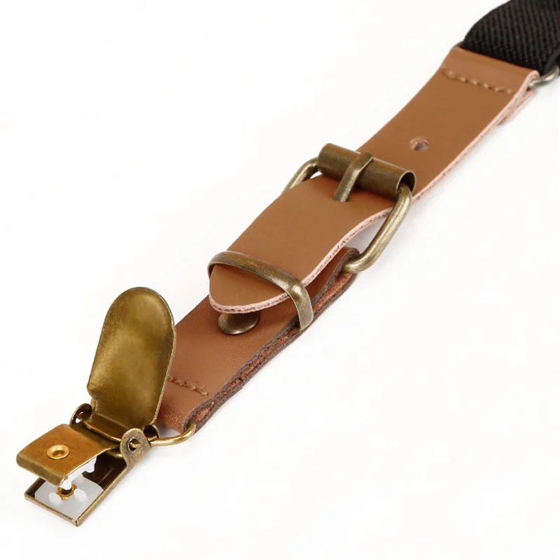 Suspenders for Boys Girls 2cm Y-back 3 Clips Adjustable Elastic Trouser Braces Suspenders Belt for Kids Fashion Accessories