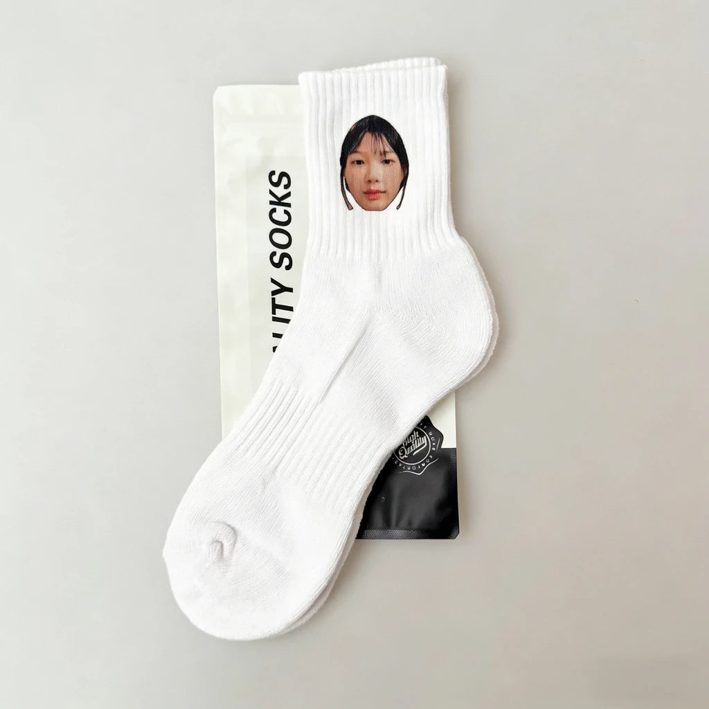 Custom Photo Socks for Men & Women, Warm Personalized Funny Face Picture Printed Socks, Custom Design Sports & Football Socks