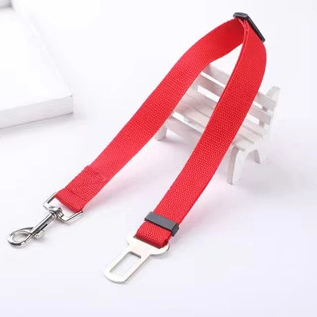 Car Seat Belt Pet Dog Leash Adjustable Lead Leash Safety Travel Clip Puppy Collar Leash Pet Supplies Dog Accessories Dropship