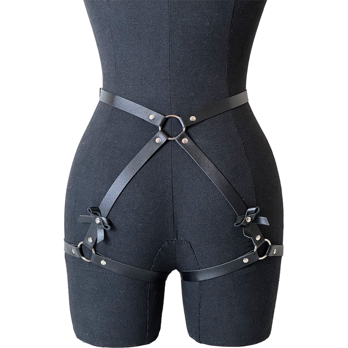 Women Fashion Belt Female Street Style PU Leg Harness Belt Thigh Garter Gothic Casual Body Decoration Belts Clothing Accessories