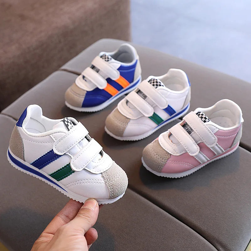 New Children's Shoes Korean Style Boys Sports Shoes Girls Soft Sole Casual Shoes Spring  Autumn Kids Fashion Sneakers