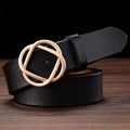 Female Belt New Classic Leather Belts for Women Brand Women Waistband Ceinture Femmes Women Belts  3.3cm Length:95-120cm