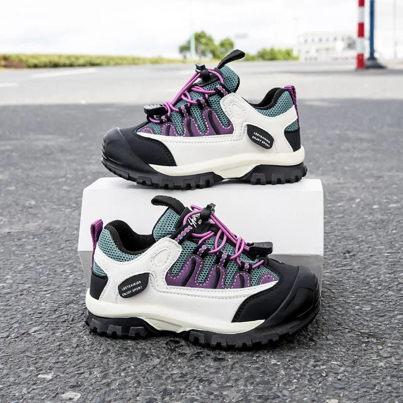 Children Casual Sports Shoes 2025 Autumn Comfortable Anti Slip Outdoor Breathable Boys Running Shoes Fashion Girls Walking Shoes