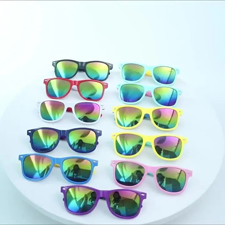 Eyewear Kid Sunglasses Boys Girls Baby Rice Staple Sunglasses Cute Colored Sunglasses Children T155