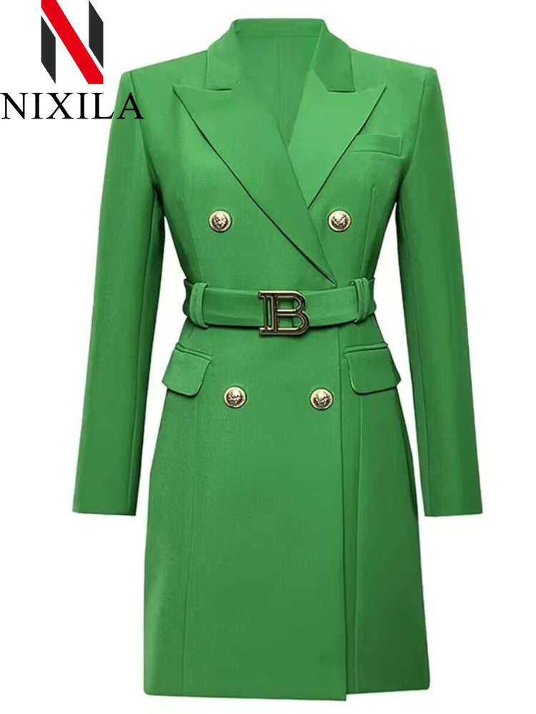 New in Spring Autumn Women‘s Fashion Jacket Women Geometric Elegant Dress Coats Lady Women Slim Office Blazer Women Clothing