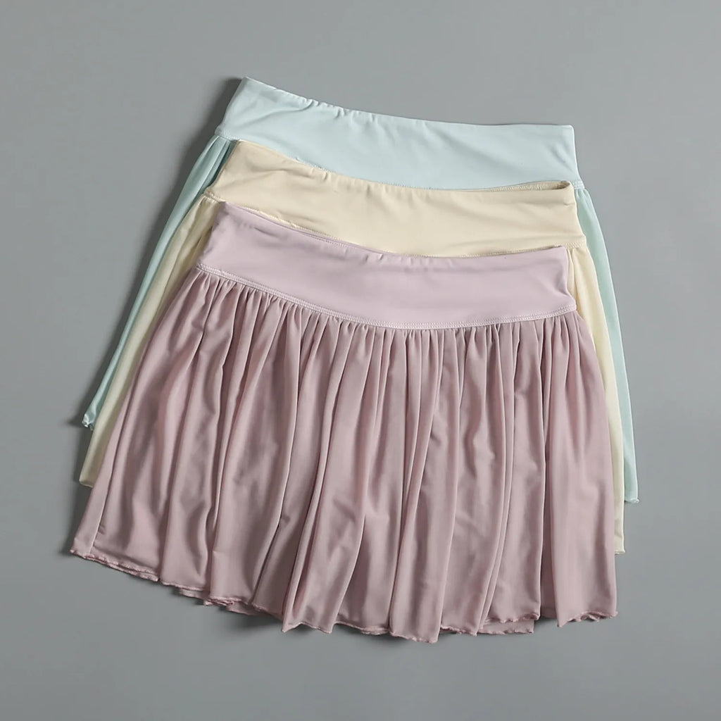 Sports shorts for women in summer new double-layered anti-exposure covering slimming outer wear running training yoga