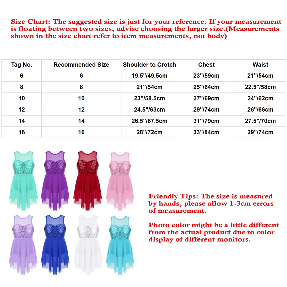 Kids Girls Lyrical Latin Dance Dress Modern Ballet Dancing Leotard Competition Dancewear Sparkling Rhinestone Ruched Dress