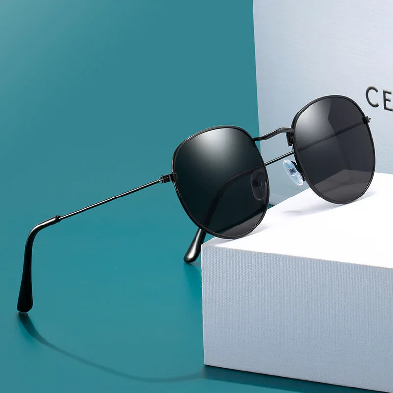 Round Sunglasses Men Vintage Metal Sunglasses for Women Luxury Brand Goggle Sun Glasses Ladies Sun Glasses for Female Male ﻿
