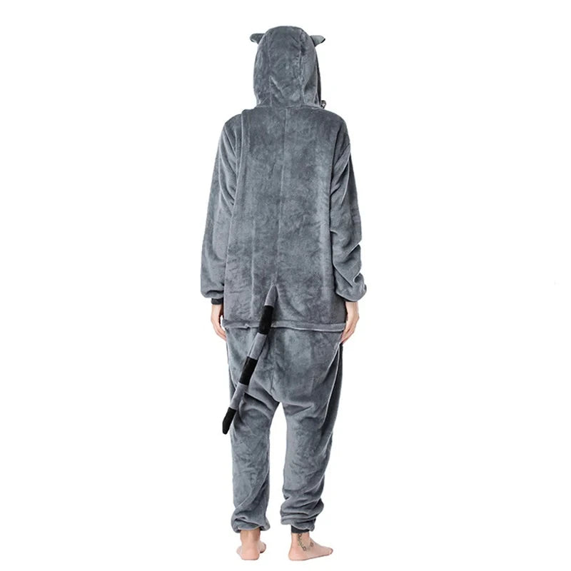 Men Pajamas Animal Warm Home Clothes Adult Women's Bodysuit Cartoon Pajamases Birthday Gift Masquerade Cosplay Costume 2026