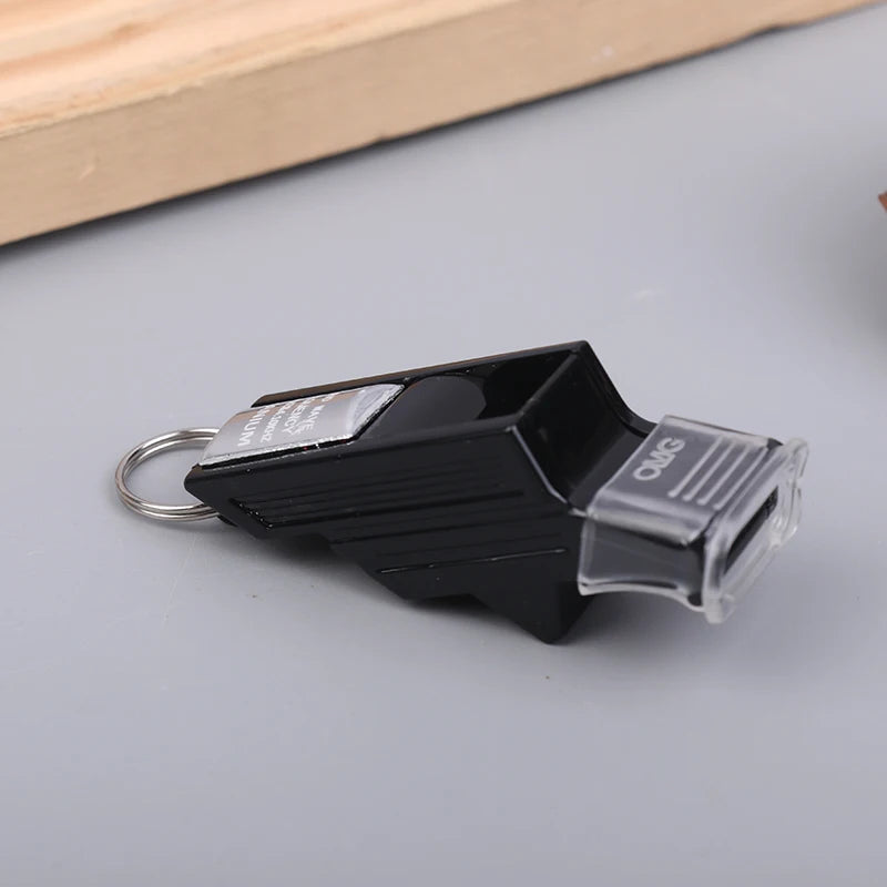 ★▲Professional Football Referee Whistles With Lanyard Box Big Sound Plastic Whistles Basketball Whistles  Equipment