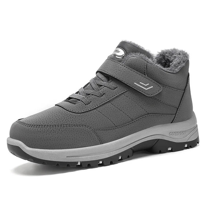 2025 Winter Casual Men Shoes Snow Booties Non-slip Ankle Boots Fur Shoes Botas Waterproof  Outdoor Men Work Ankle Boots Footwear