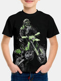 Kids Clothes Boys Tshirt Short Sleeve Stylish Car Racing Graphic T Shirts Children Summer Clothes Casual Streetwear Boys Clothes