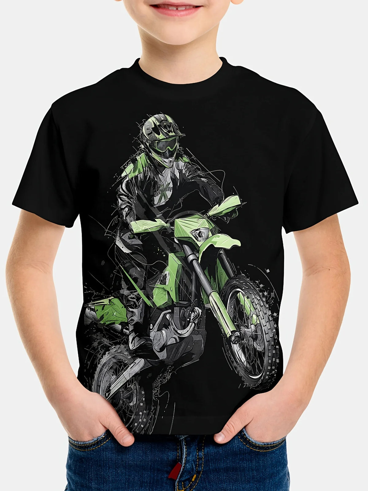 Kids Clothes Boys Tshirt Short Sleeve Stylish Car Racing Graphic T Shirts Children Summer Clothes Casual Streetwear Boys Clothes