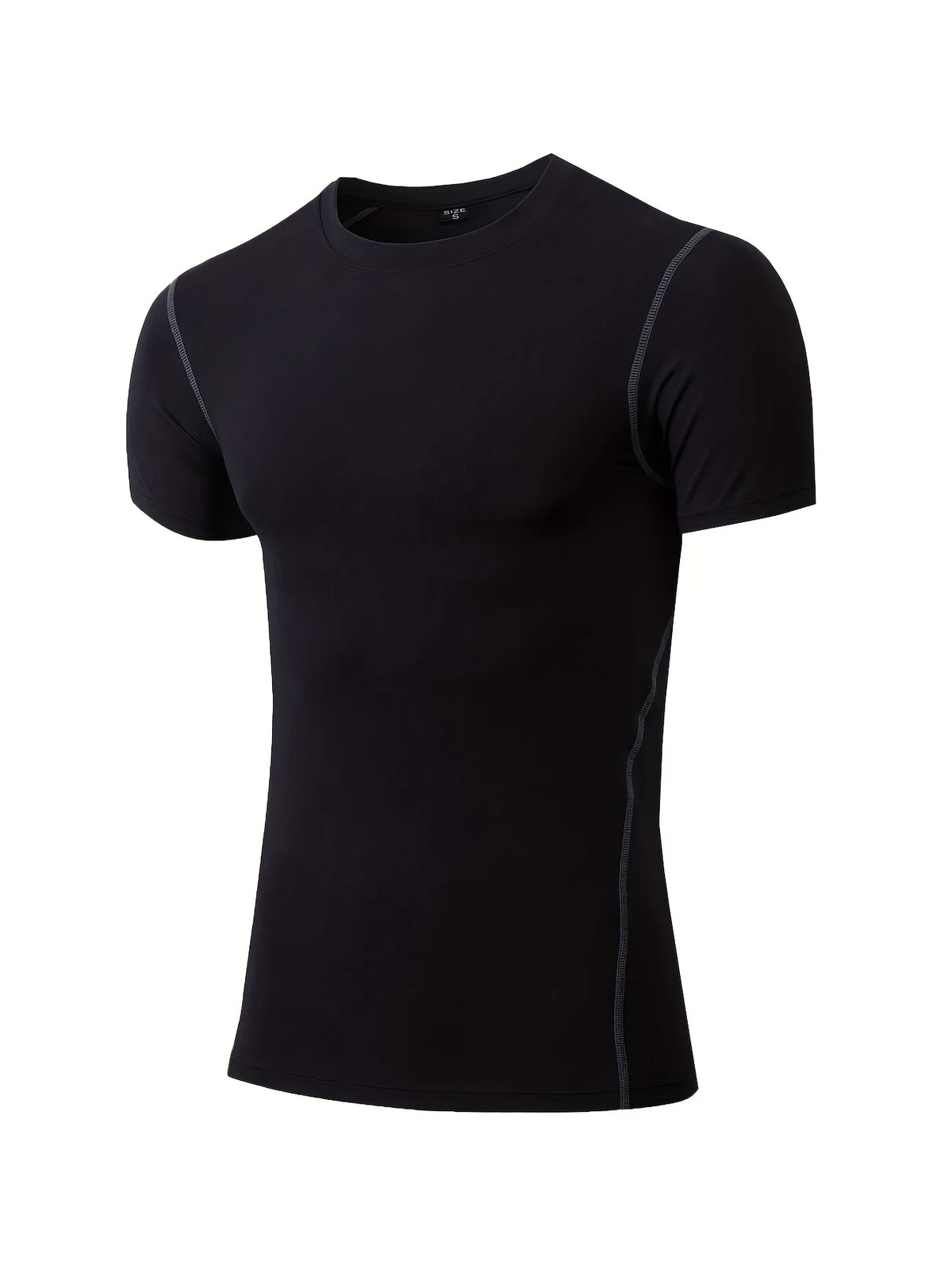 Kids Boy's Quick Dry Compression Shirts Short Sleeve Sports Undershirts Base Layer Tee Tops for Active Children