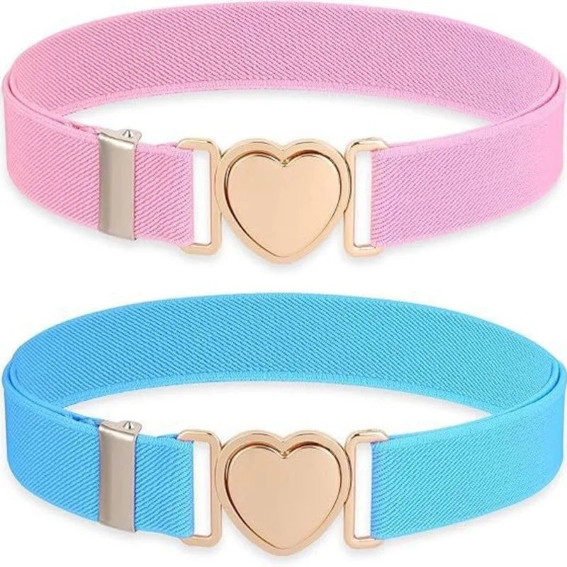 Children's Belt Girls Decoration with Skirt, Elastic Band Adjustable Elastic Youth Belt