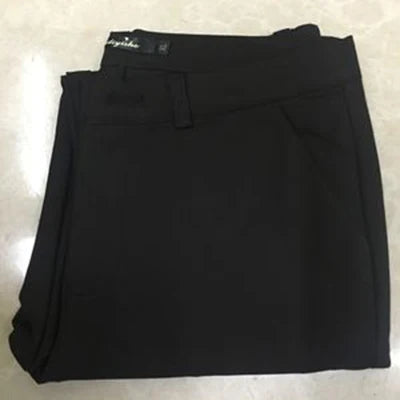Women's Ol Pencil Ankle-length Pants Oversized 4xl Slim Candy Colors Pantalones Summer Mid Waist 90cm Trousers Suits Spodnie