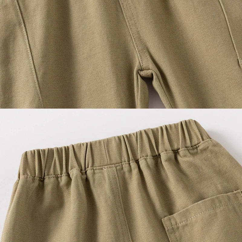 Boys Pants Spring Autumn Kids Trousers Cotton Children's Clothing Toddler Boy Pants for 1 to 2 3 4 5 6 7 8 Years Boutique Pants