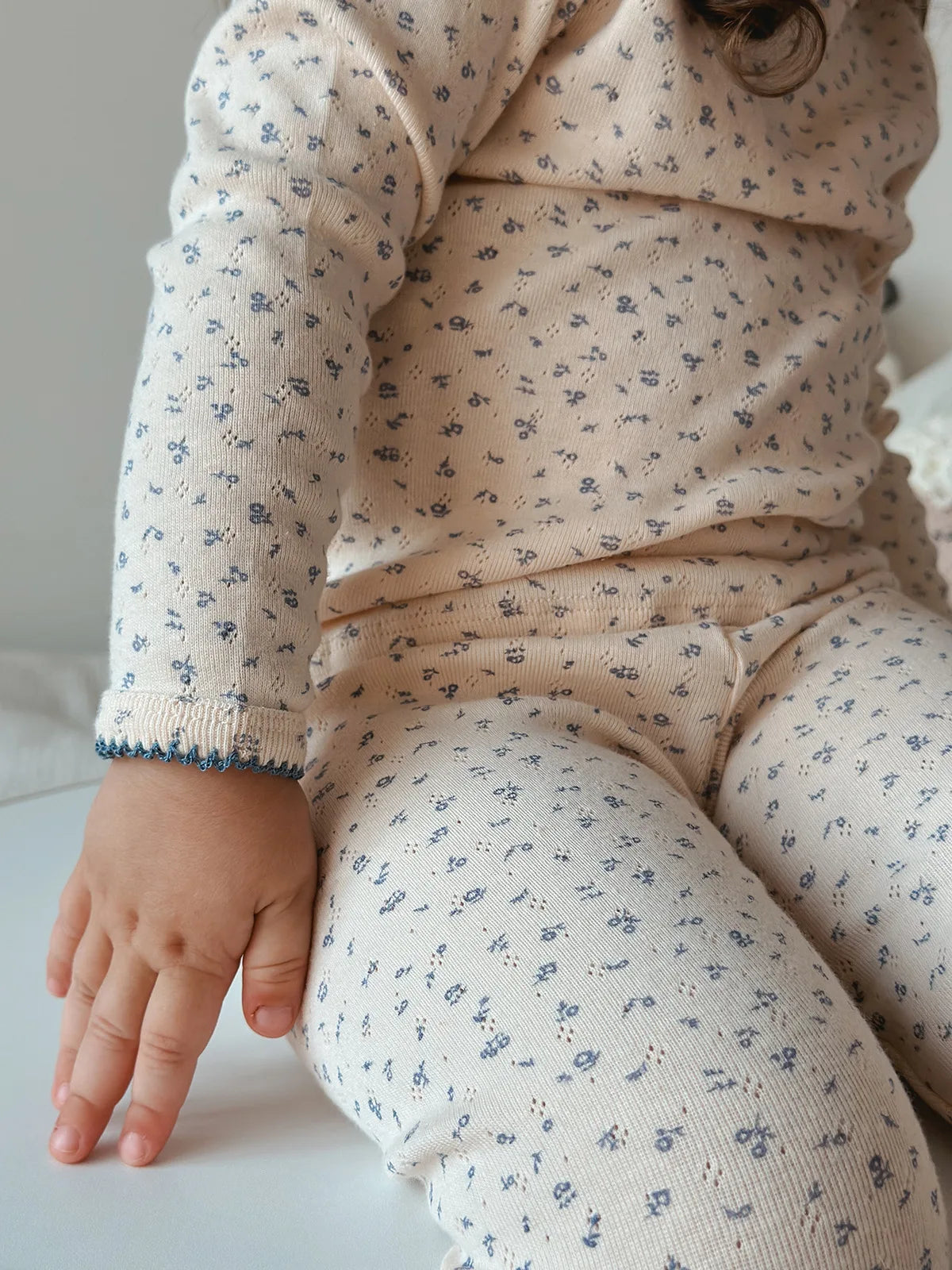 1-6T 100% Cotton Girls Floral Pajamas set Toddler Kid Baby 2pcs Clothes Set Long Sleeve Top Pant Suit PJ Set Homewear Outfit