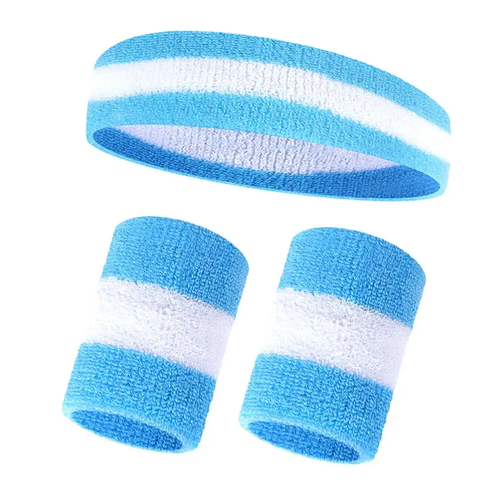 Sweat Band Headband Wristbands Hot Athletic Warm Headscarf Towel Headband Sports Equipment For Basketball, Tennis, And Badminton