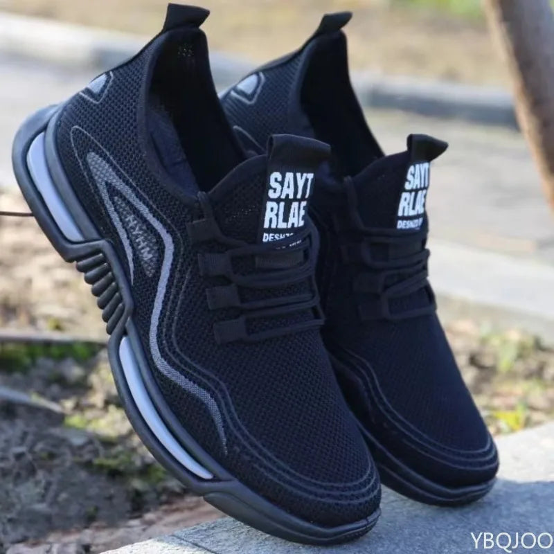 2025 Large Size Spring and Autumn New Breathable Lightweight Casual Men's Shoes Niche Trend Versatile Flat Sports Men's Shoes
