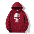 Hot Hoodie Skull Print Hoodie Men's Fashion Hip Hop Loose Hoodie Casual New Sweatshirt Pocket Fleece Harajuku Street Hoodie