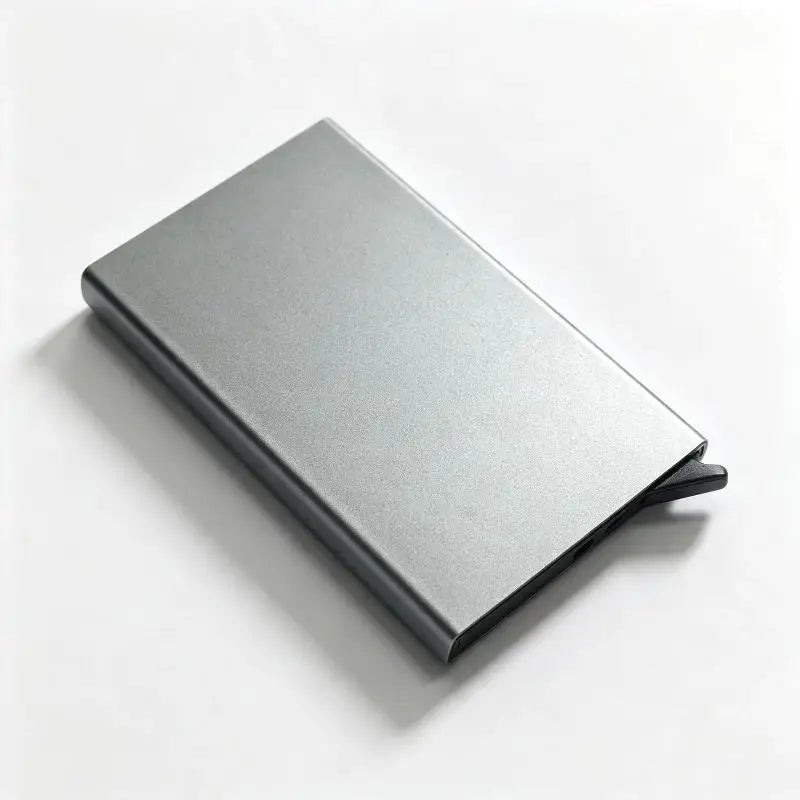 Smart Wallet Card Holder Metal Thin Slim Men Women Wallets Up Minimalist Wallet Small Black Purse Walets For Men