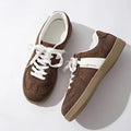 Women's Flat-bottomed Sneakers Spring and Autumn 2025 Series Fashion Casual Lace-up Comfortable Low-cut Shoes Zapatos De Mujer