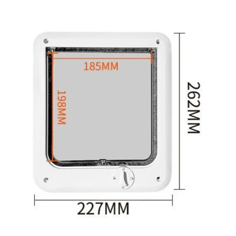 Flap Pet Door Dogs Flap Door 4 Ways Controllable Cats Door Dog Access Door Pet Entry Gate Door Convenient Pet Accessories