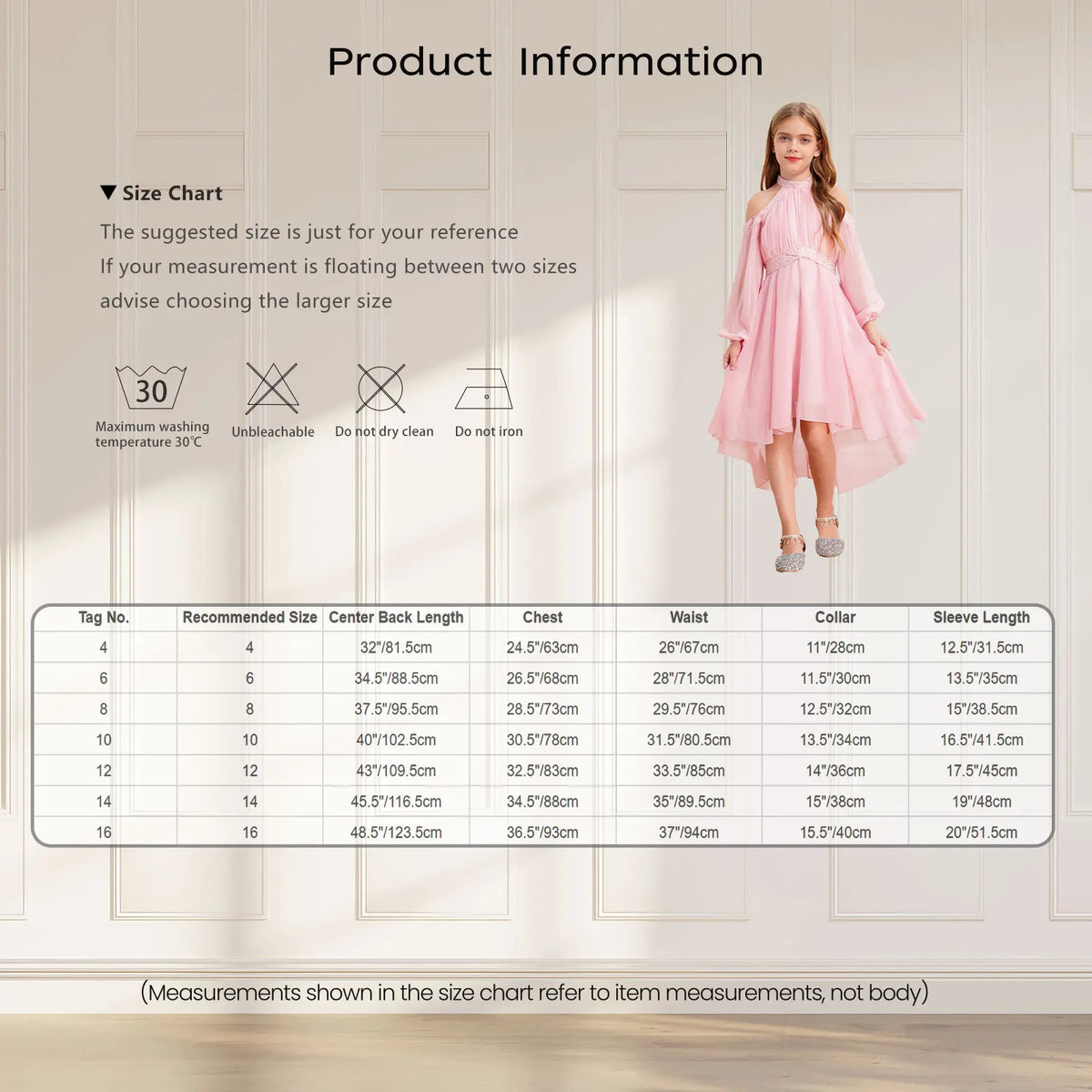 Kids Girls Elegant Party Dress Halter Off-shoulder High Waist Ruffled Chiffon Dresses Wedding Birthday Pageant Evening Prom Gown