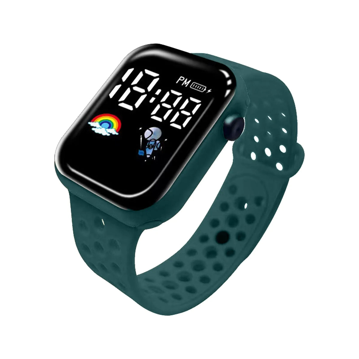 LED Digital Watch For Kids Boys Sports Waterproof Watches Girls Silicone Digital Watch Casual Childrens Electronic Reloj