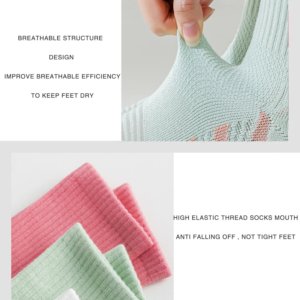 Casual Sports Socks Professional Sweat Absorbing Knee High Athletic Socks Cushioned Breathable Badminton Tennis Fitness Socks