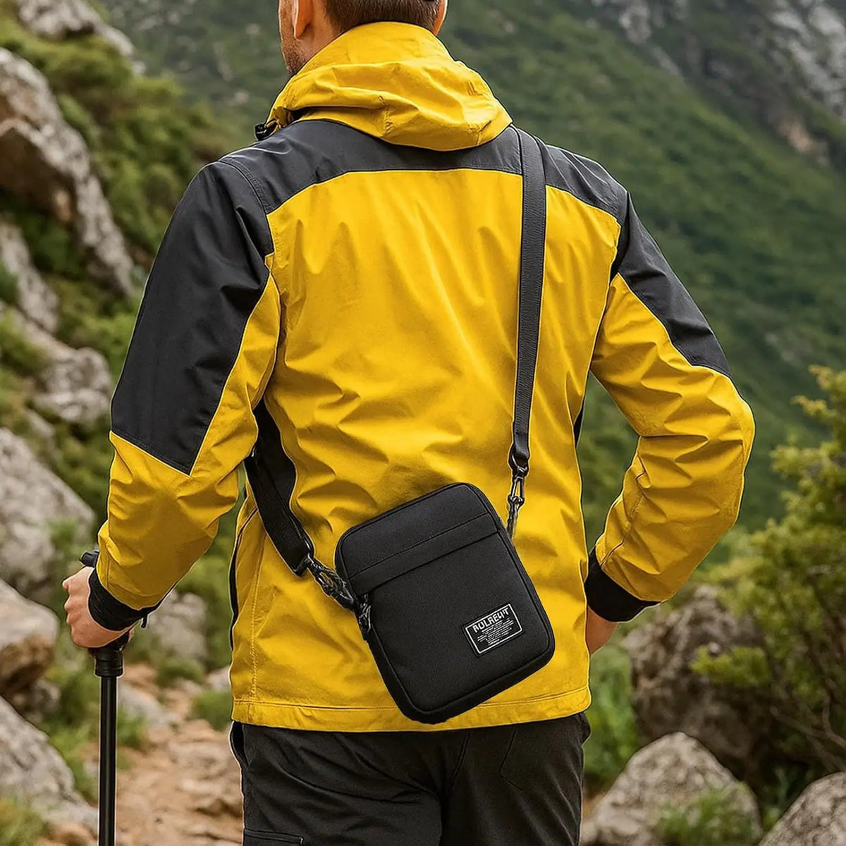 Crossbody Bags for Men Women Travel Shoulder Bag Phone Wallet Purse Small Casual Messenger Handbag for Work Hiking Traveling
