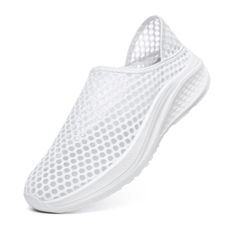 Women Shoes Loafers Light Walking Breathable Summer Comfortable Casual Shoes Women Sneakers  Black Whitezapatillas de mujer