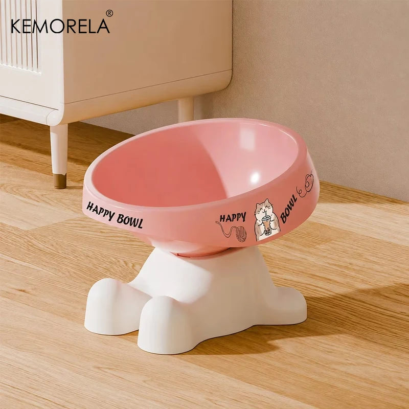 2026 Cute Elevated Pet Feeding Bowl,Elevated Neck Protection Anti-Slip Pet Bowl, Suitable for Medium And Small Dogs Cat Drinking