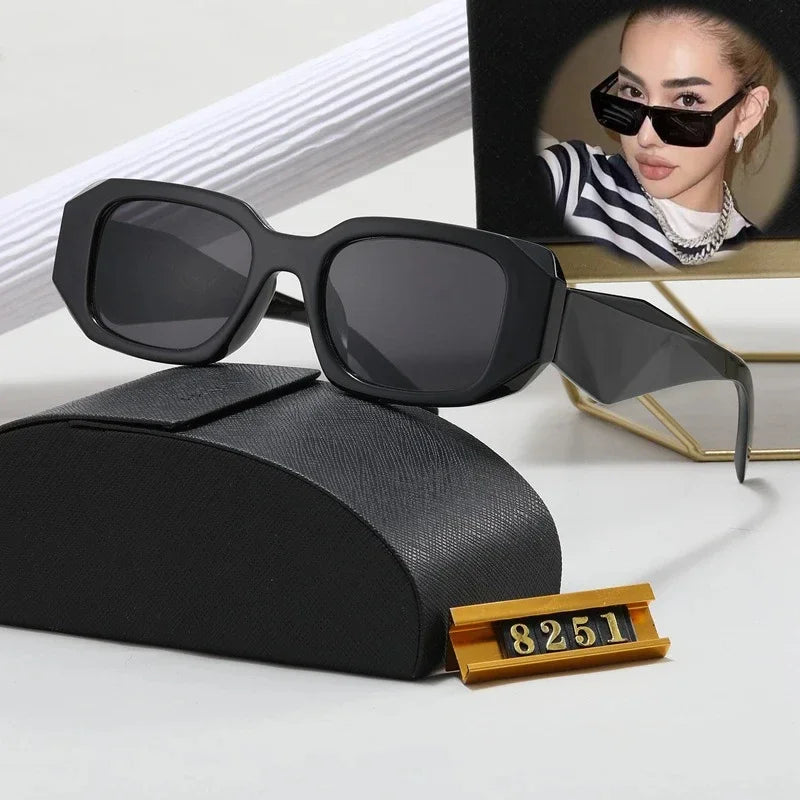 New Sunglasses for Men Women Trendy Sun Glasses Goggle Man Brand Designer Square Glasses Shades Female Eyewear Oculos
