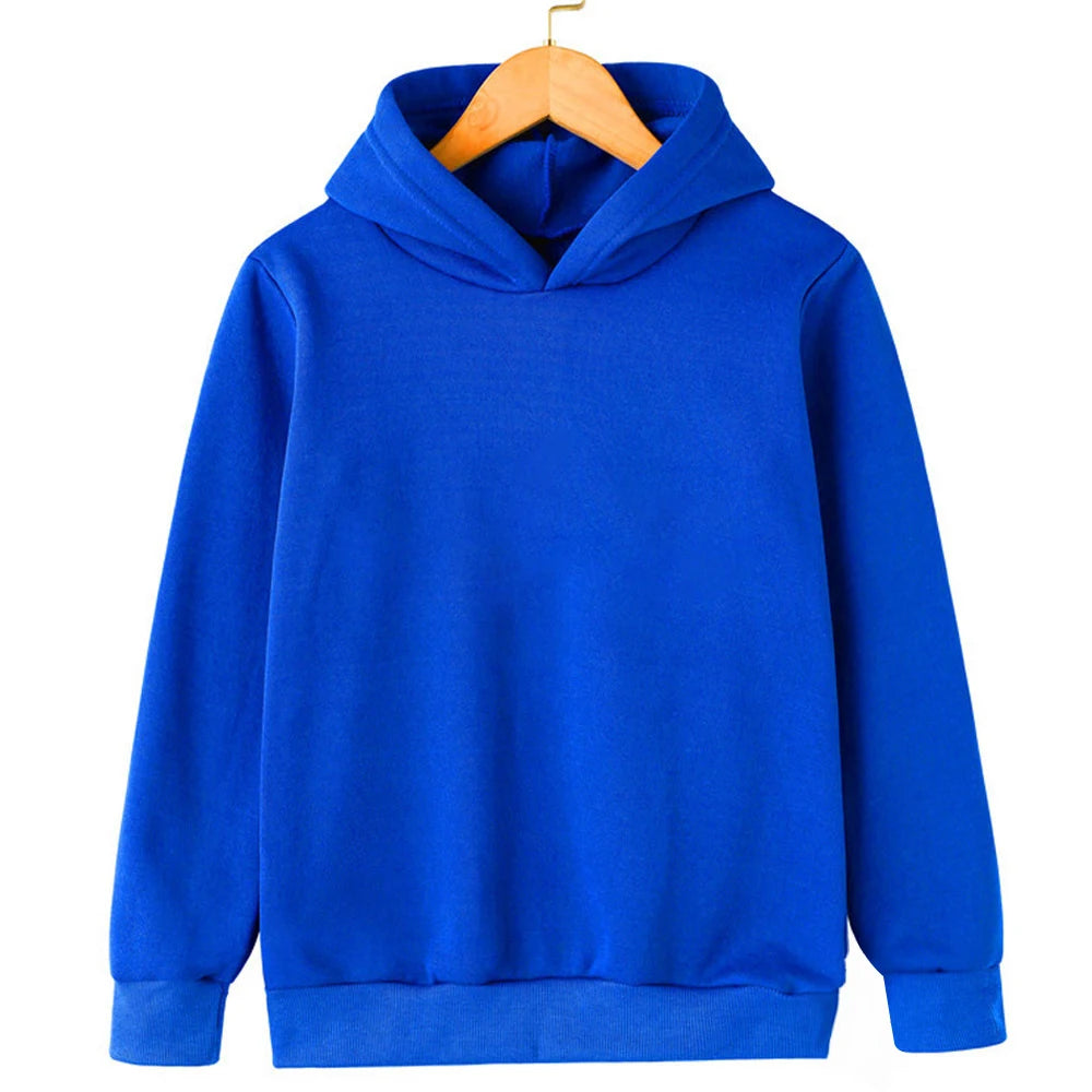 Fashion Kids Boy Hoodies Hoodies 2025 Spring Autumn Girls Casual Hoodies Sweatshirt Kids Solid Color Hoodies Sweatshirt