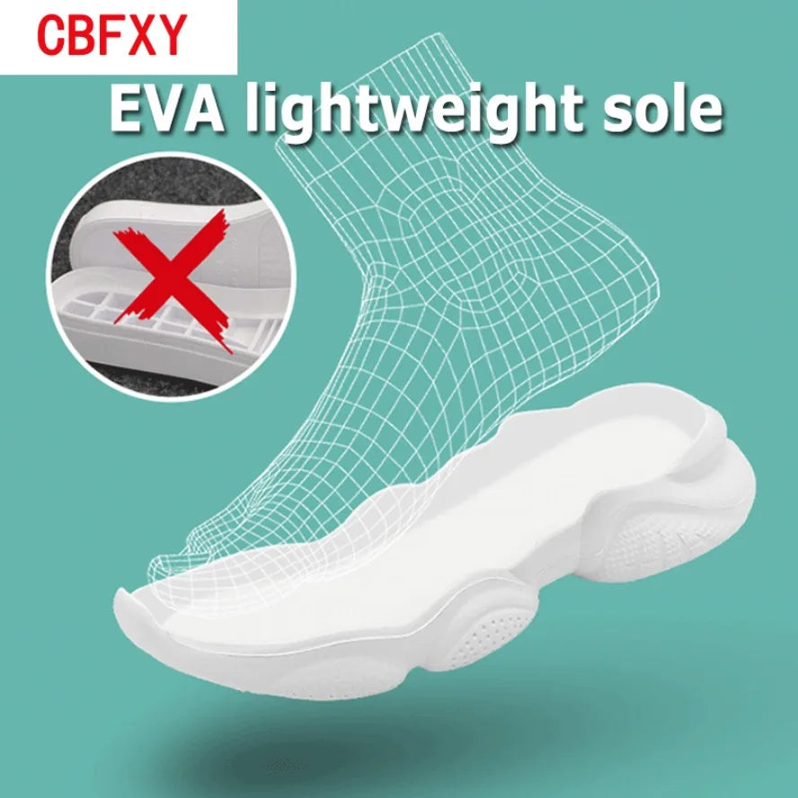 White Kids Shoes For Boys And Girls Fashion Children Comfortable Breathable Sneakers Non-slip School Casual Walking Footwear