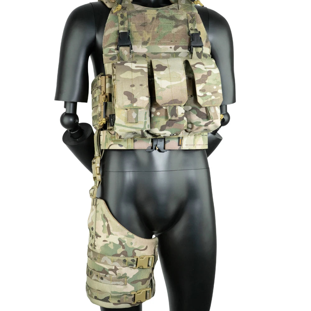 Outdoor Sports - Tactical Equipment Installation Board, Leg Hanging Board, MOLLE Accessories, Leg Straps, Sinking Accessories