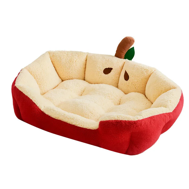 All Season Pet Bed Sofa for Small Dogs, Soft Warm Cat Bed Nest Comfortable Sleeping Bed for Bichon Frise Pet Supplies